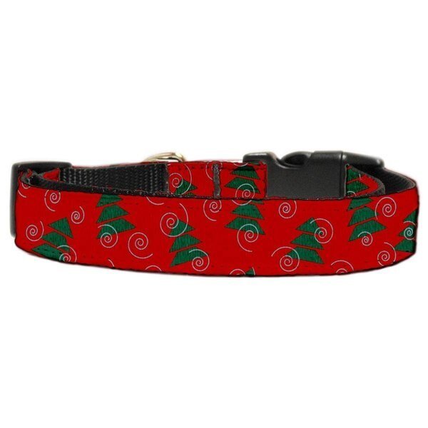 Christmas Trees Nylon Dog Collar - Medium, Mirage Pet Products, Mfr#: 25-09 MDN